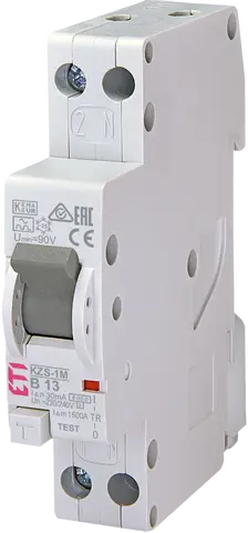 *KZS-1M 1p+N A B13/0.03 6kA