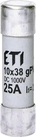 CH10x38 gPV 25A/1000V DC