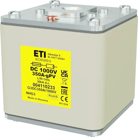 Image of NHG3 gPV 350A/1000V DC