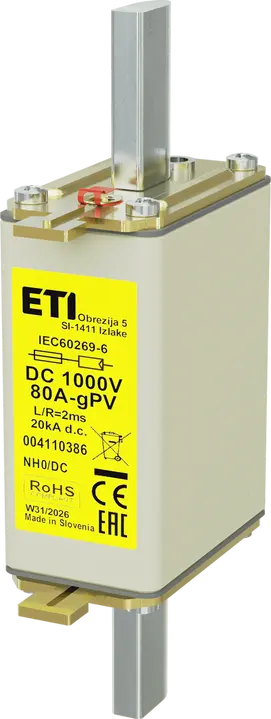 Image of NH0 gPV 80A/1000V DC
