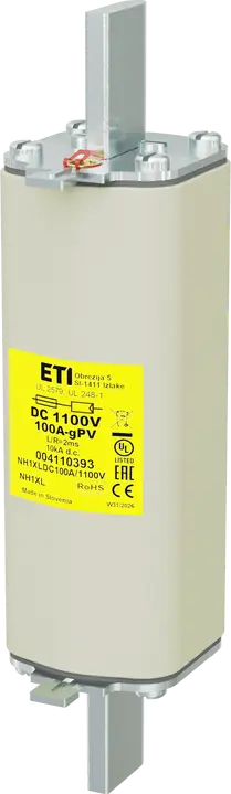 Image of NH1XL gPV 100A/1100V DC UL