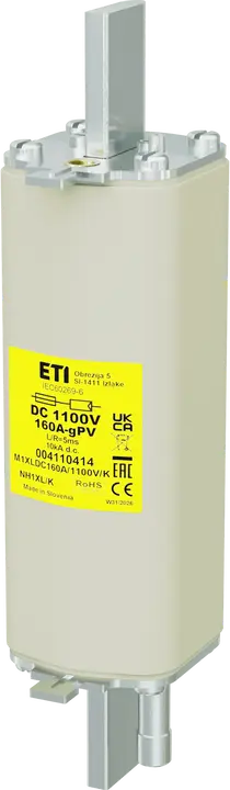 Image of NH1XL/K gPV 160A/1100V DC