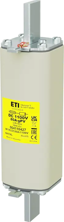 Image of NH1XL gPV 80A/1100V DC