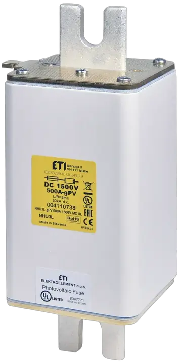 Image of NHU3L/MS gPV 400A/1500V DC UL