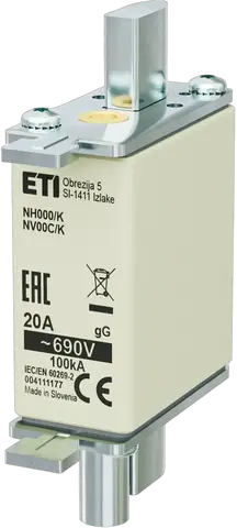 Image of NH000/K gG 20A/690V