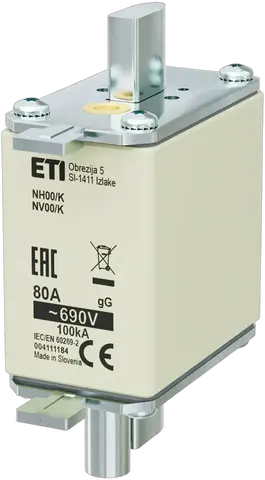 Image of NH00/K gG 80A/690V