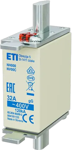 NH000 gG 32A/400V korr.