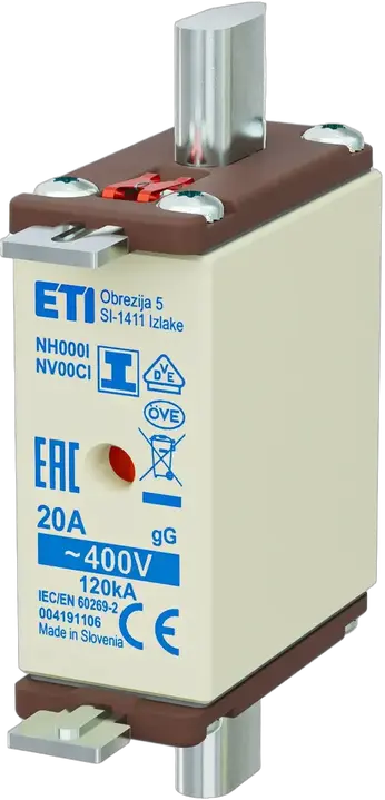 Image of NH000/I gG 20A/400V