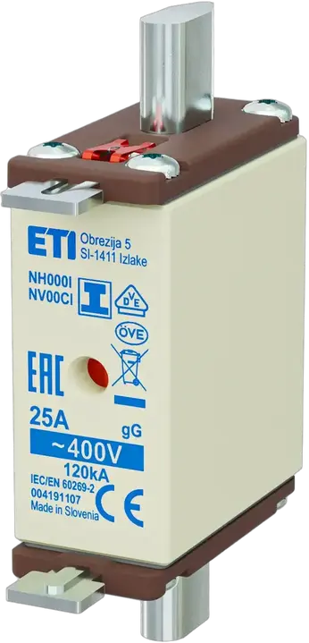 Image of NH000/I gG 25A/400V