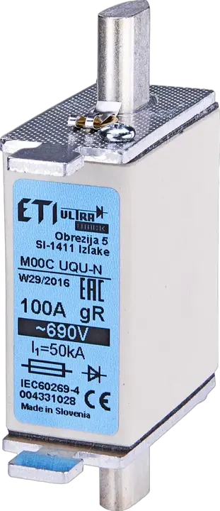 Image of NH000 UQ gR 100A/690V