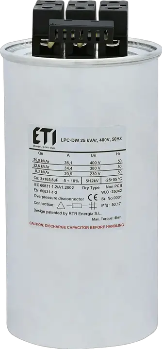 Image of LPC-DW 25 kVAr, 400V, 50HZ