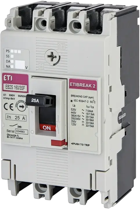 Image of EB2S 160/3SF 25A 3p